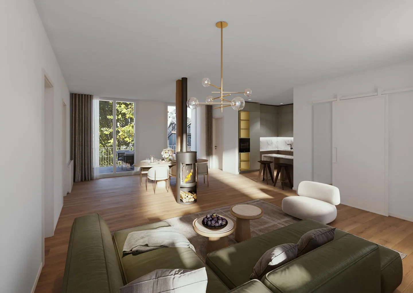 Modernes Erdgeschoss-Apartment - Foto 4 von 7