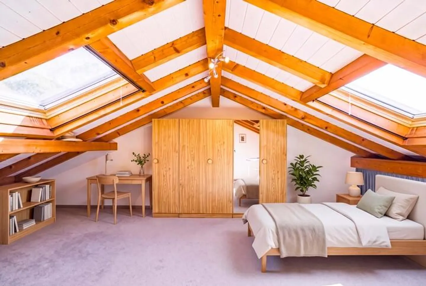 SUI TETTI DI GRENCHEN - APPARTAMENTO MAISONETTE CON VISTA SULLA CITTÀ - Foto 4 di 8