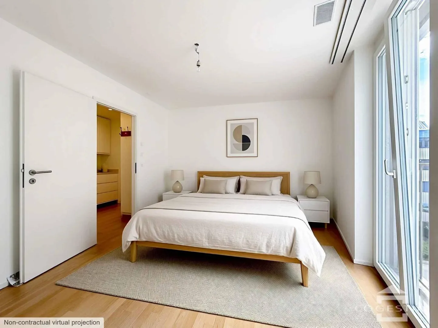 Appartement moderne de 3,5 pièces disponible immédiatement, à deux pas du lac Léman - Photo 6 sur 13