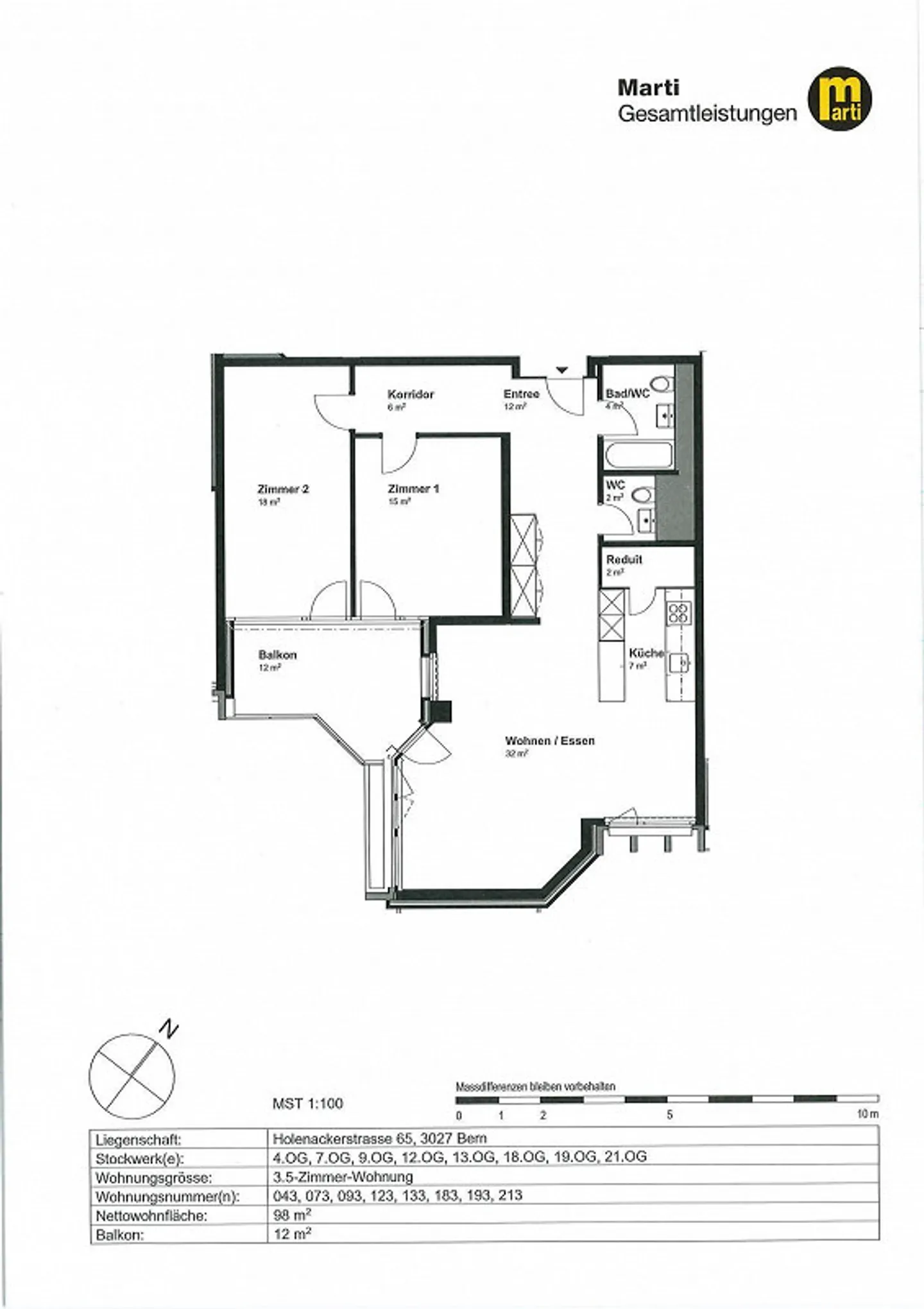 3.5 Room Apartment in Holenacker Quarter - Photo 8 of 8