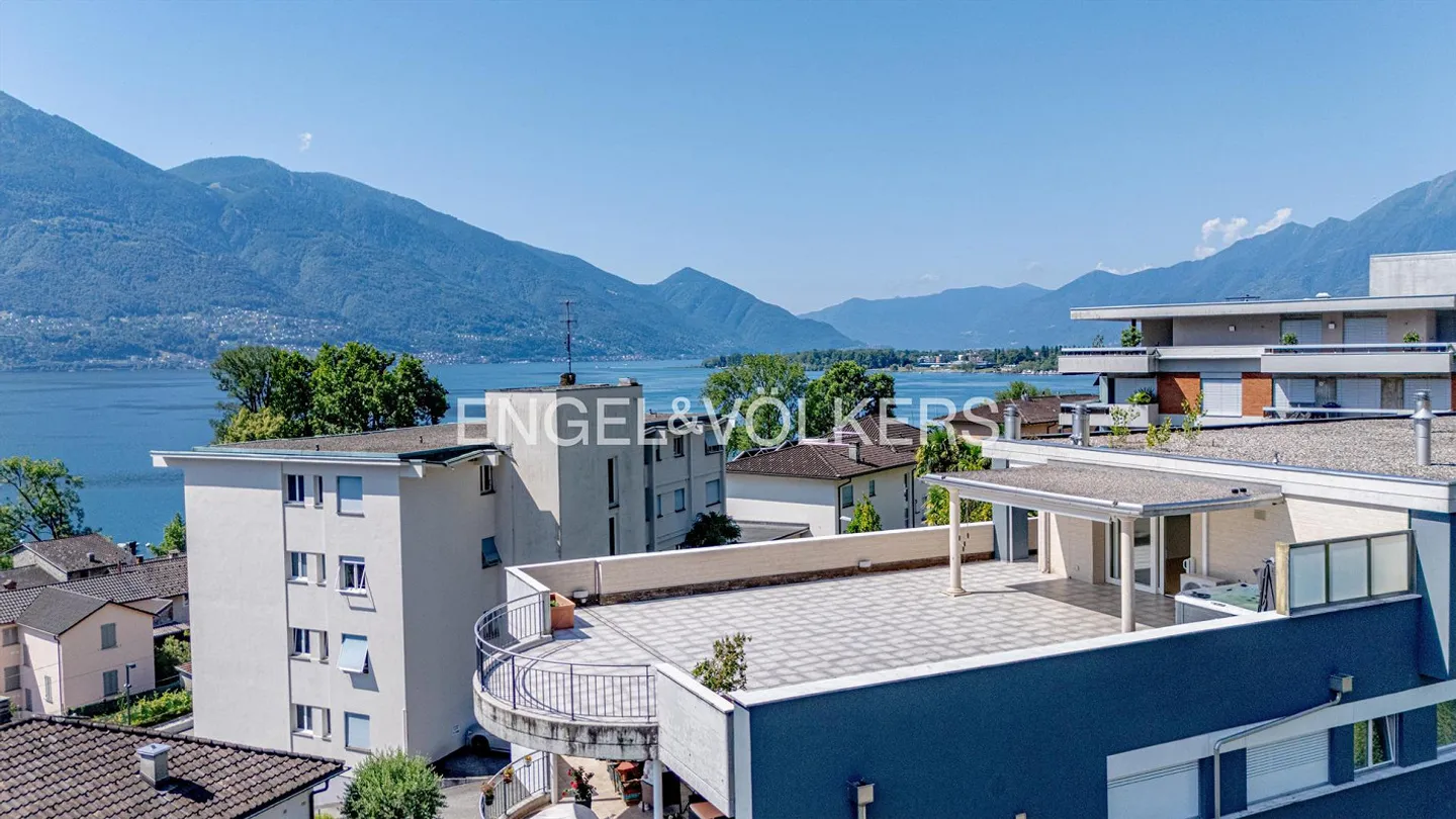 Appartement penthouse exclusif avec terrasse et vue sur le lac à Minusio (113) - Photo 14 sur 14