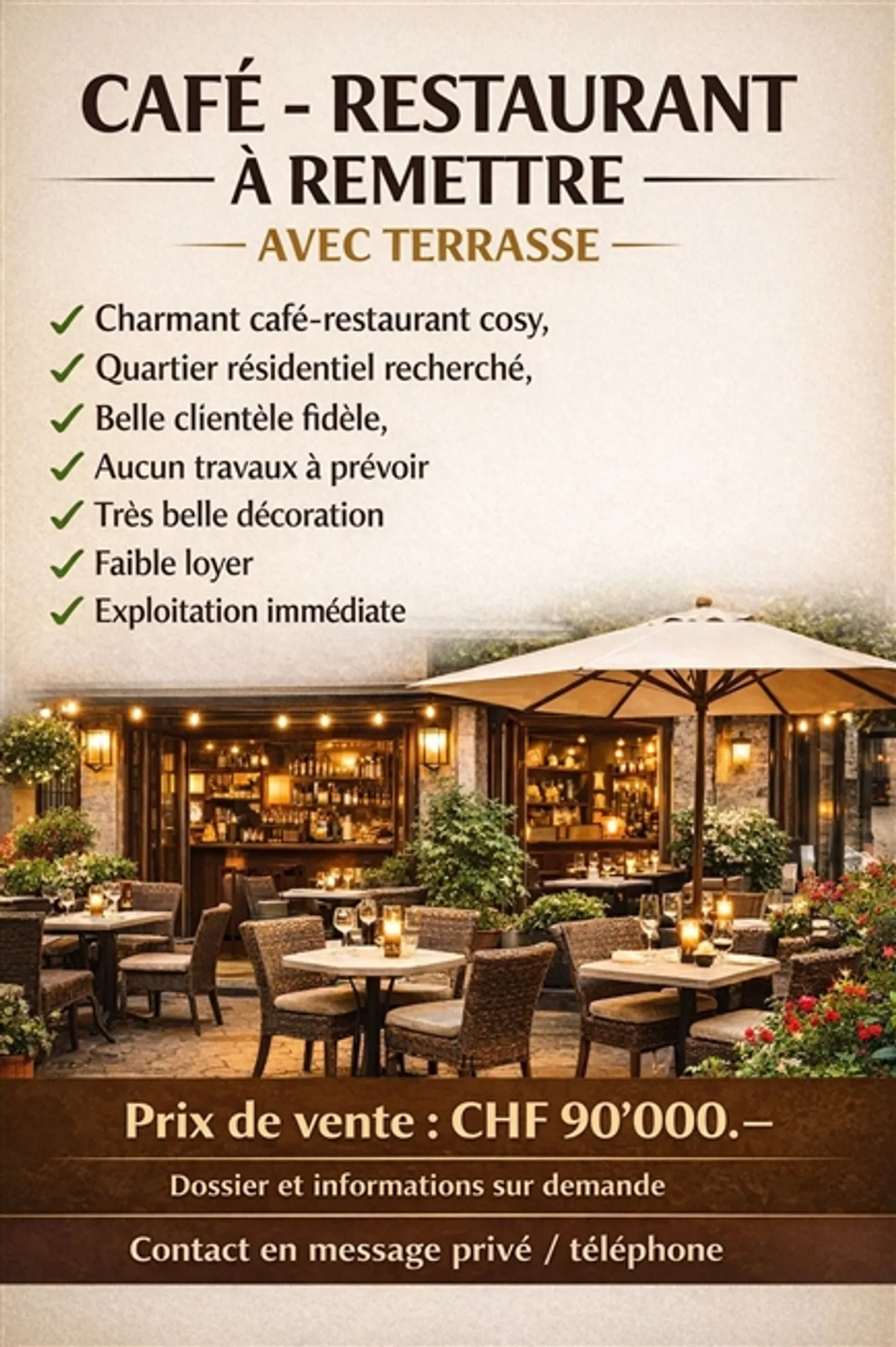 ✨ Charming, Cozy Café-Restaurant – 20 Seats ✨ - Photo 1 of 1