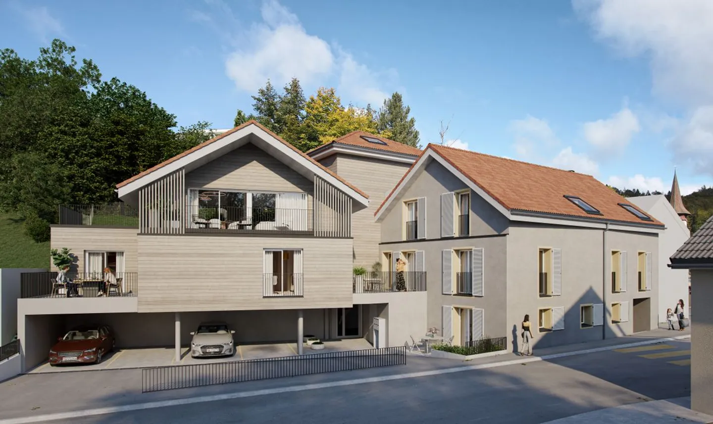 Attic New Build 3.5 Rooms with Terrace - Saint-Cergue - Sale to Foreigners Allowed - Photo 1 of 4