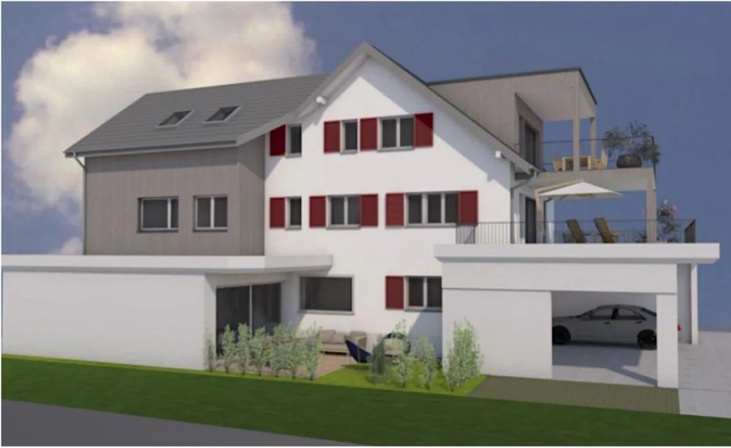 Charmante Dachwohnung - Foto 3 von 5
