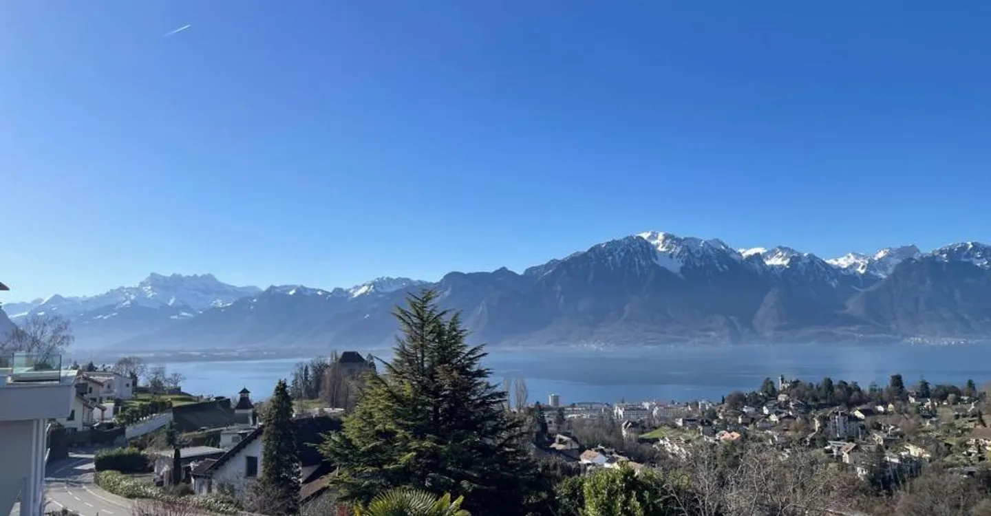 SPACIOUS 5.5-ROOM APARTMENT WITH GRAND VIEW OF THE LAKE AND MOUNTAINS - Photo 4 of 11
