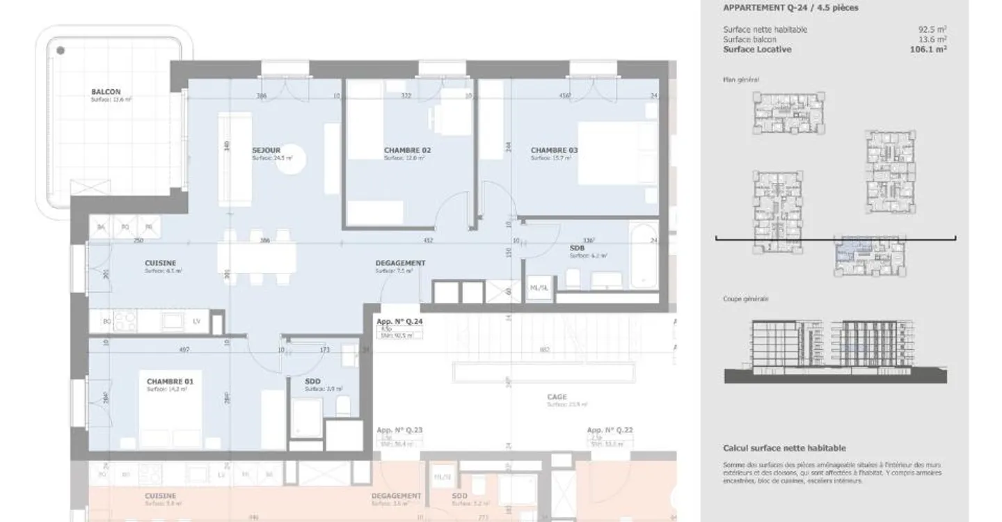 New 4.5-room apartment for rent - Photo 10 of 12