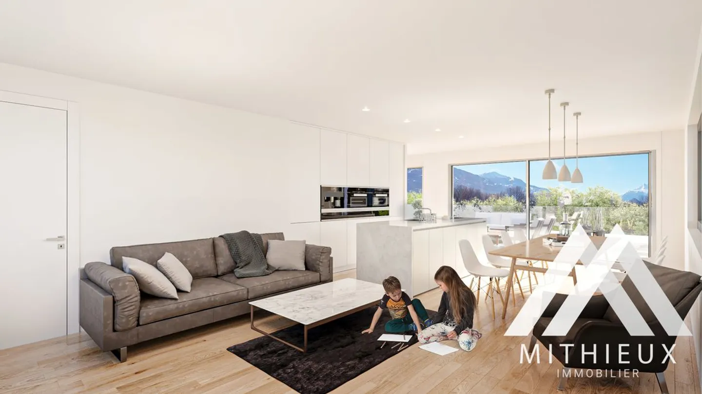 NEUES APARTMENT MIT 2.5 ZIMMERN, 69 M2 - UVRIER (AUSLIEFERUNG ENDE JUNI 2026) - Foto 12 von 13