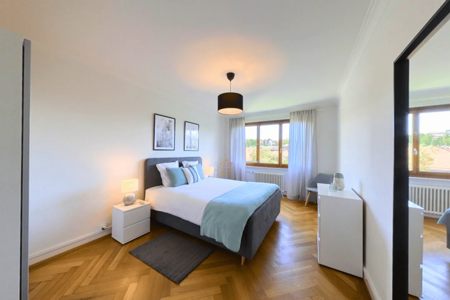 1-Zimmer möblierte geräumige Wohnung mit Balkon in Genf! - Foto 8 von 13