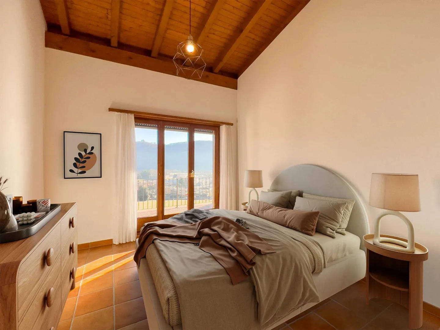 Casa con giardino e vista aperta ad Agno - Foto 6 di 15