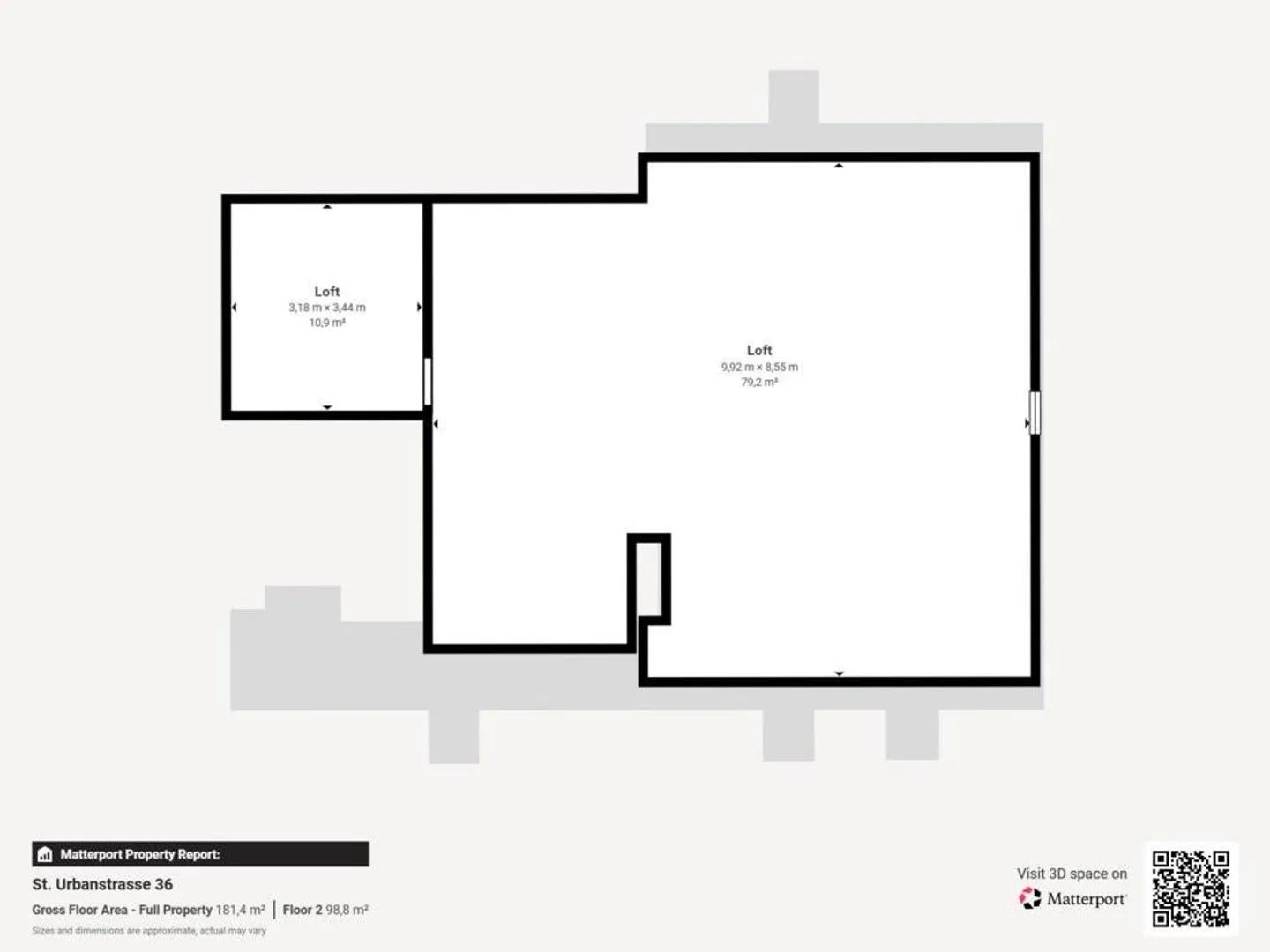 Spacious 2.5 Room Loft Apartment with Gallery Floor - Photo 11 of 12