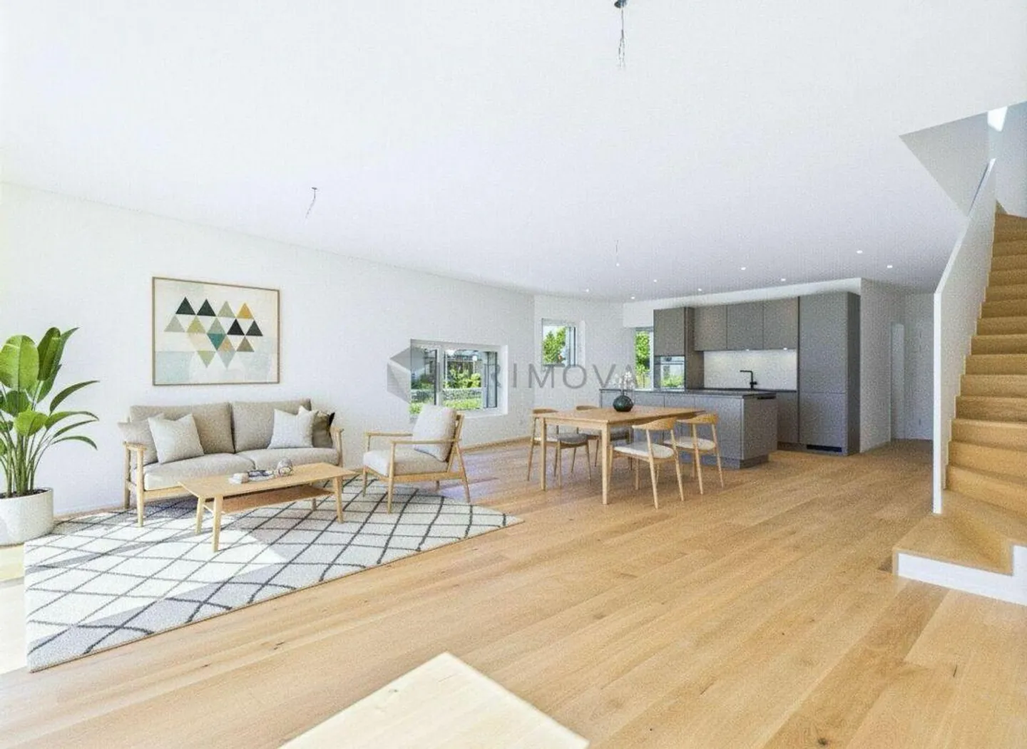 RESERVIERT - Reiheneckhaus mit grosszügigem Raumgefühl und klarer Architektur - Foto 1 von 12