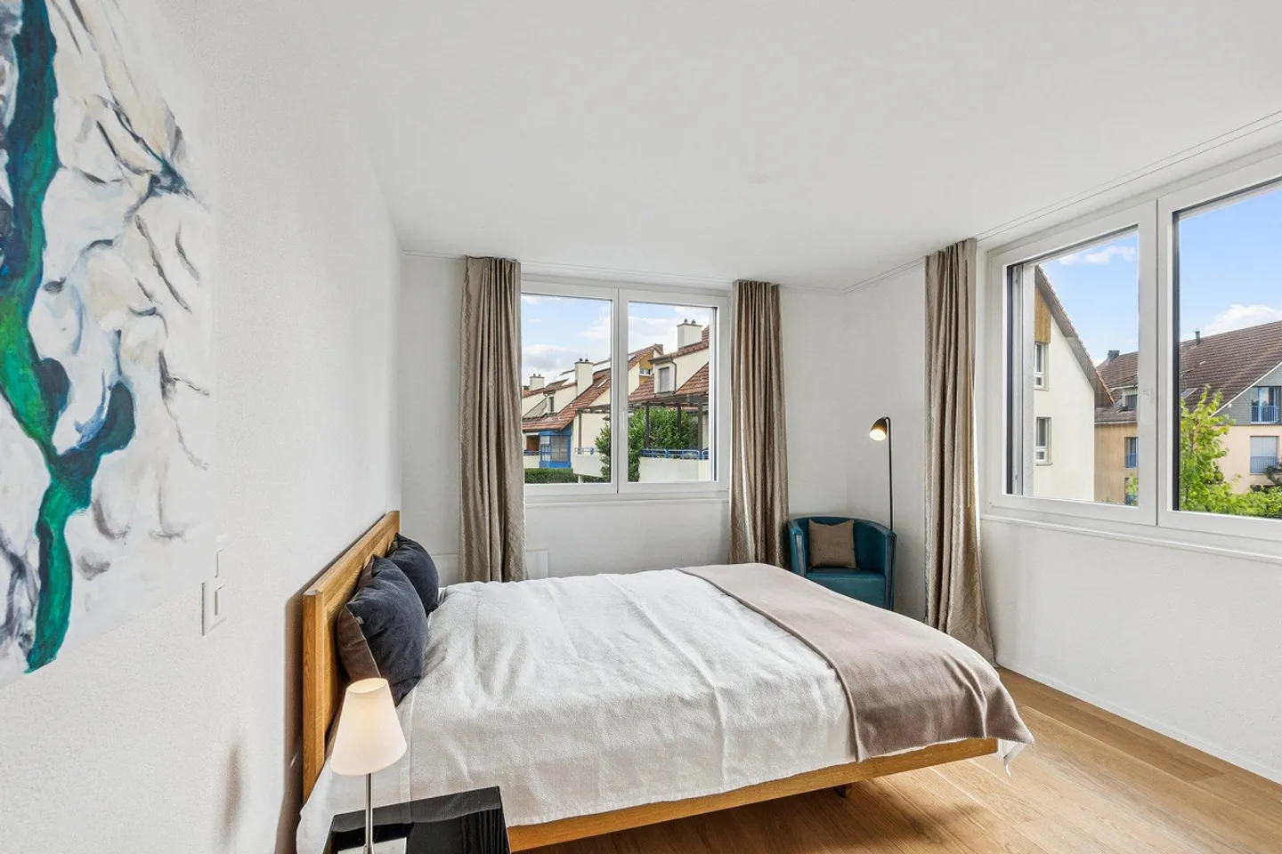 Modern und zentral - 3.5-Zimmer-Wohnung inklusiv Hobbyraum in gepfl... - Photo 6 sur 13