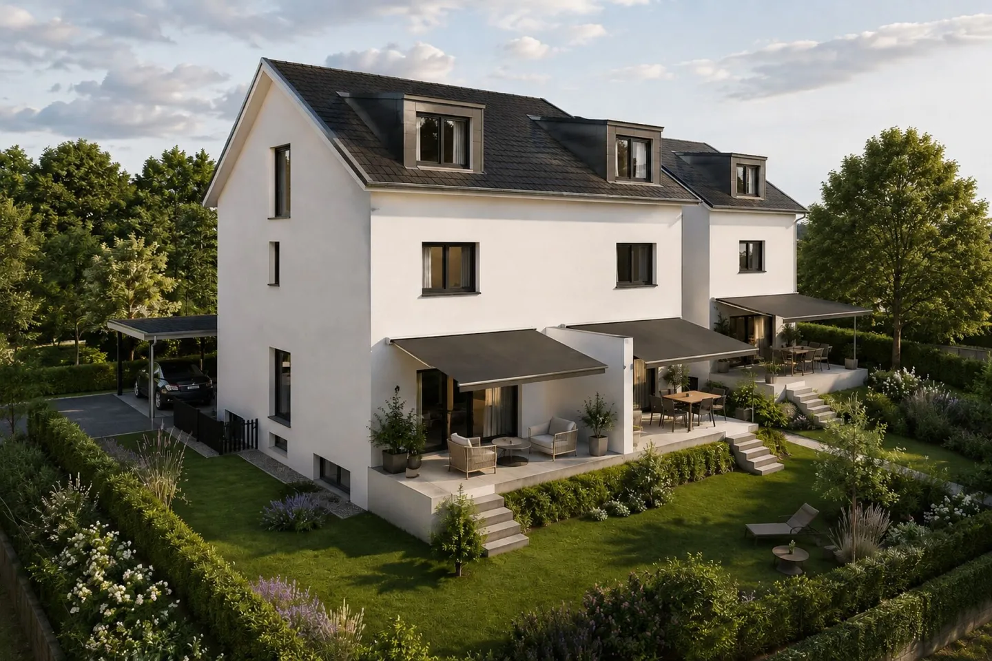 Approved New Construction - DEFH (House C), 6.5 DEFH, 3 Bathrooms, Garden, Patio, Carport & Parking Space - Photo 1 of 17