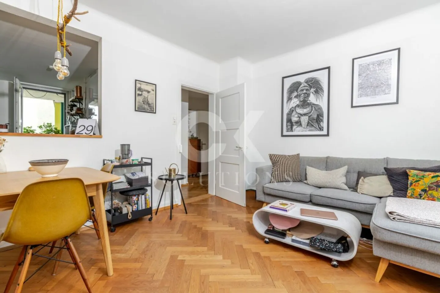 3-Room Gem with Balcony and Hobby Room - Photo 5 of 13