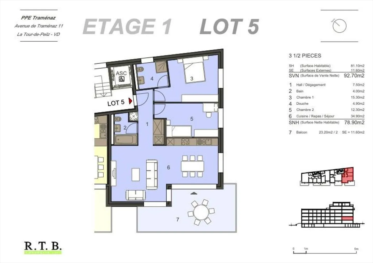 3,5-Zimmer-Wohnung - Foto 11 von 13
