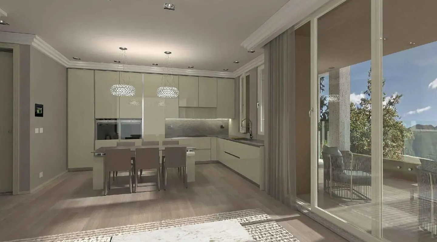 Modernes Apartment in Melide - Foto 3 von 11