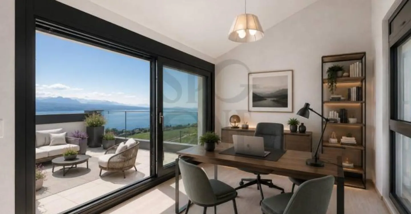 Architectural villa with panoramic view in the heart of Lavaux - Photo 7 of 12