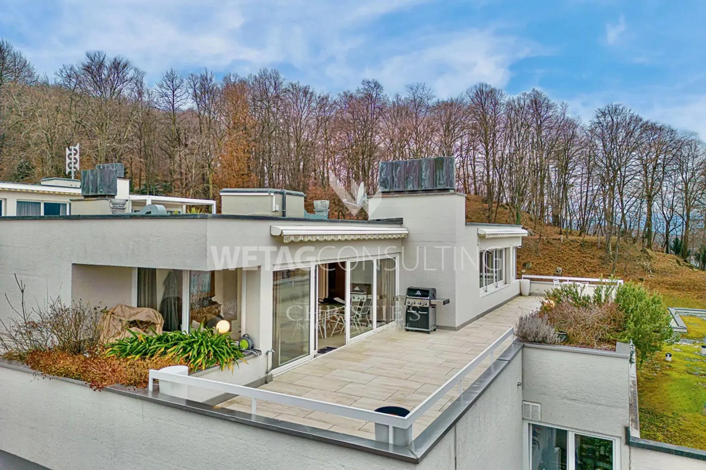 Elegante Penthouse-Wohnung mit Blick auf den Luganersee in Lugano-C... - Foto 1 von 12