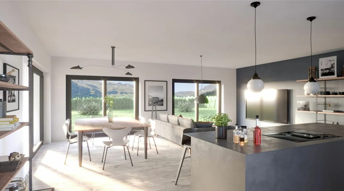 Appartamento attraente e stiloso di 5,5 stanze con quota di seconda casa nella migliore posizione. - Foto 4 di 12