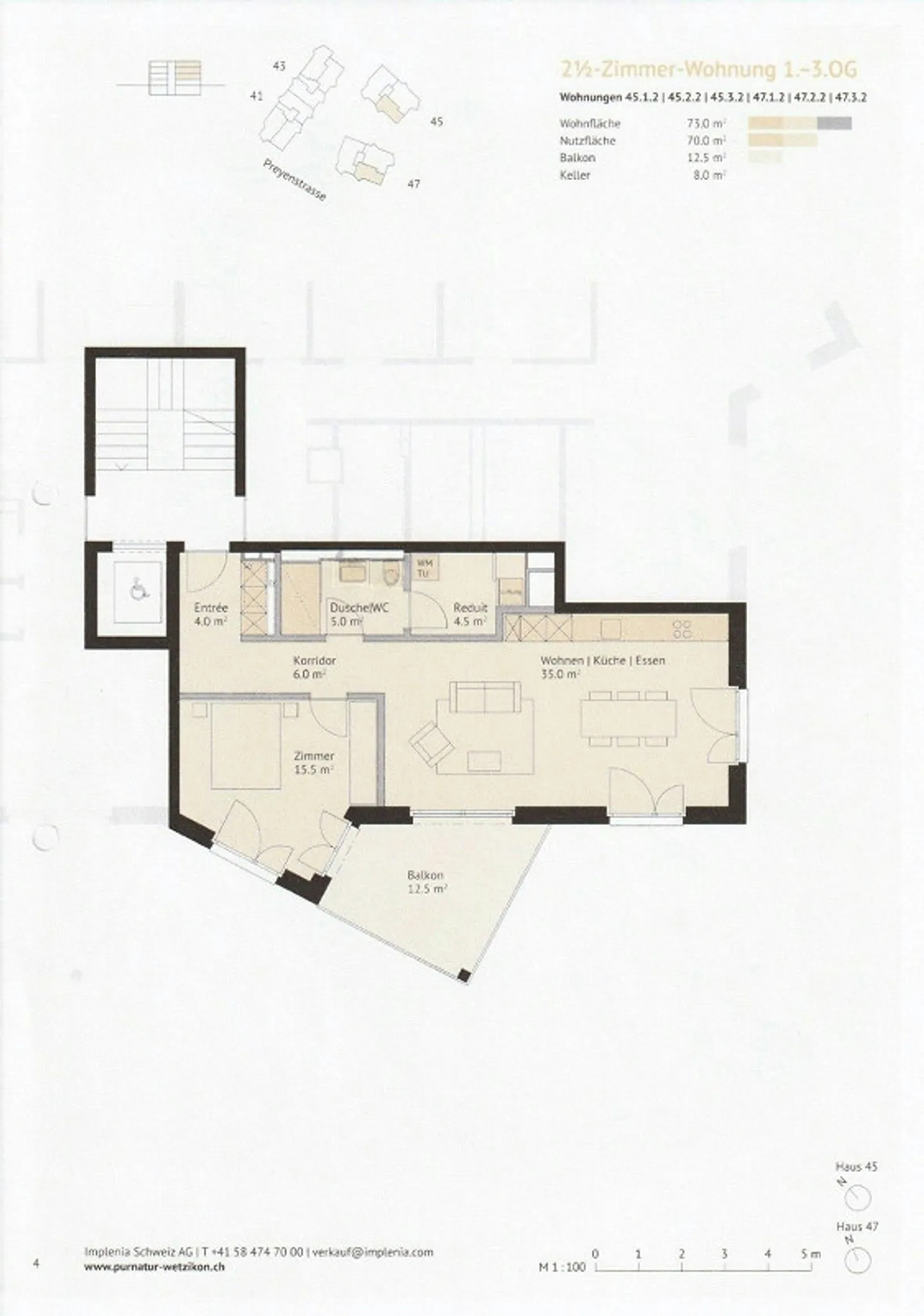 Modernes Apartment in Wetzikon - Foto 13 von 13