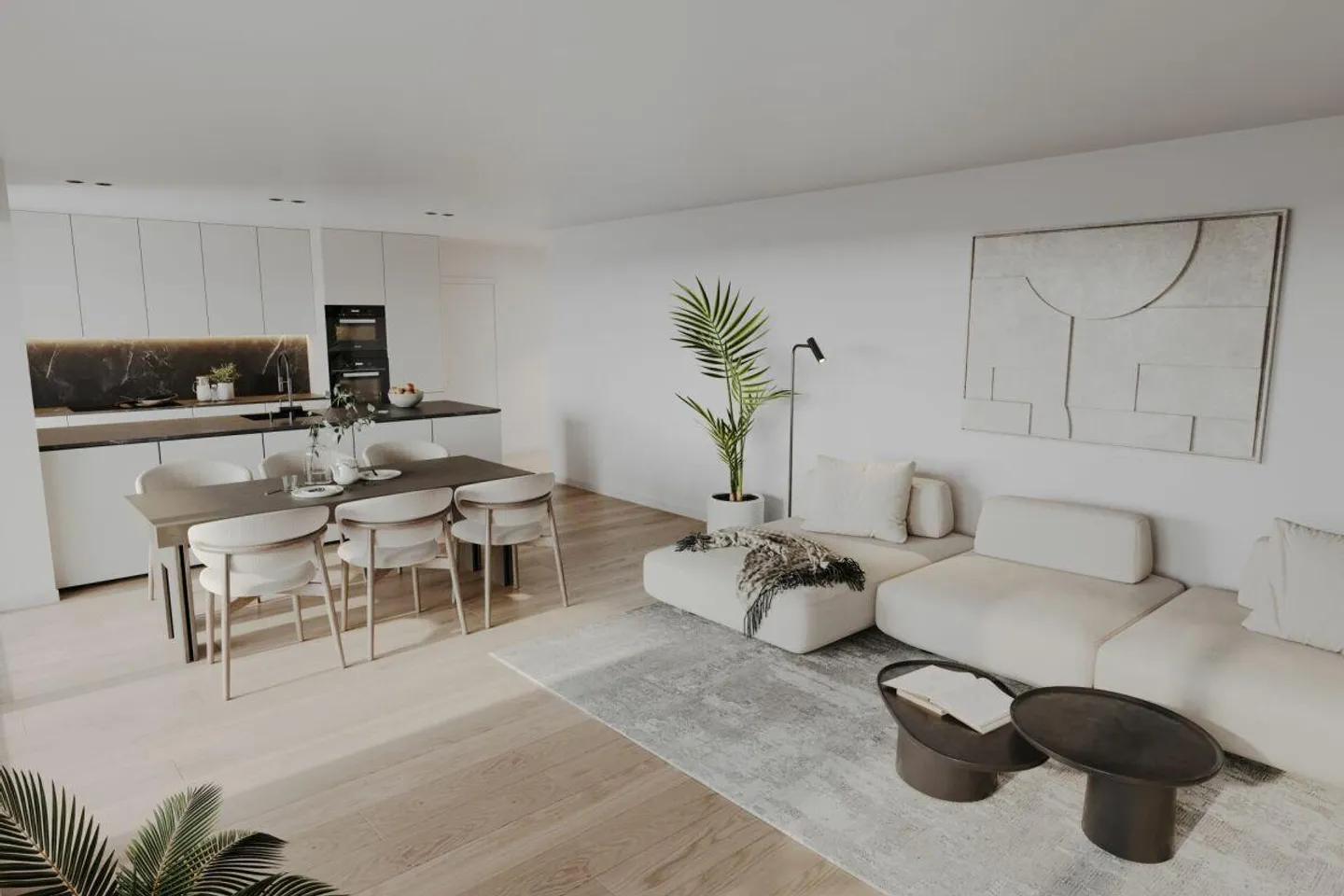 Arriver et se sentir chez soi - Appartement au dernier étage de 4,5 pièces avec 120 m² dans un environnement calme et verdoyant - Photo 2 sur 11