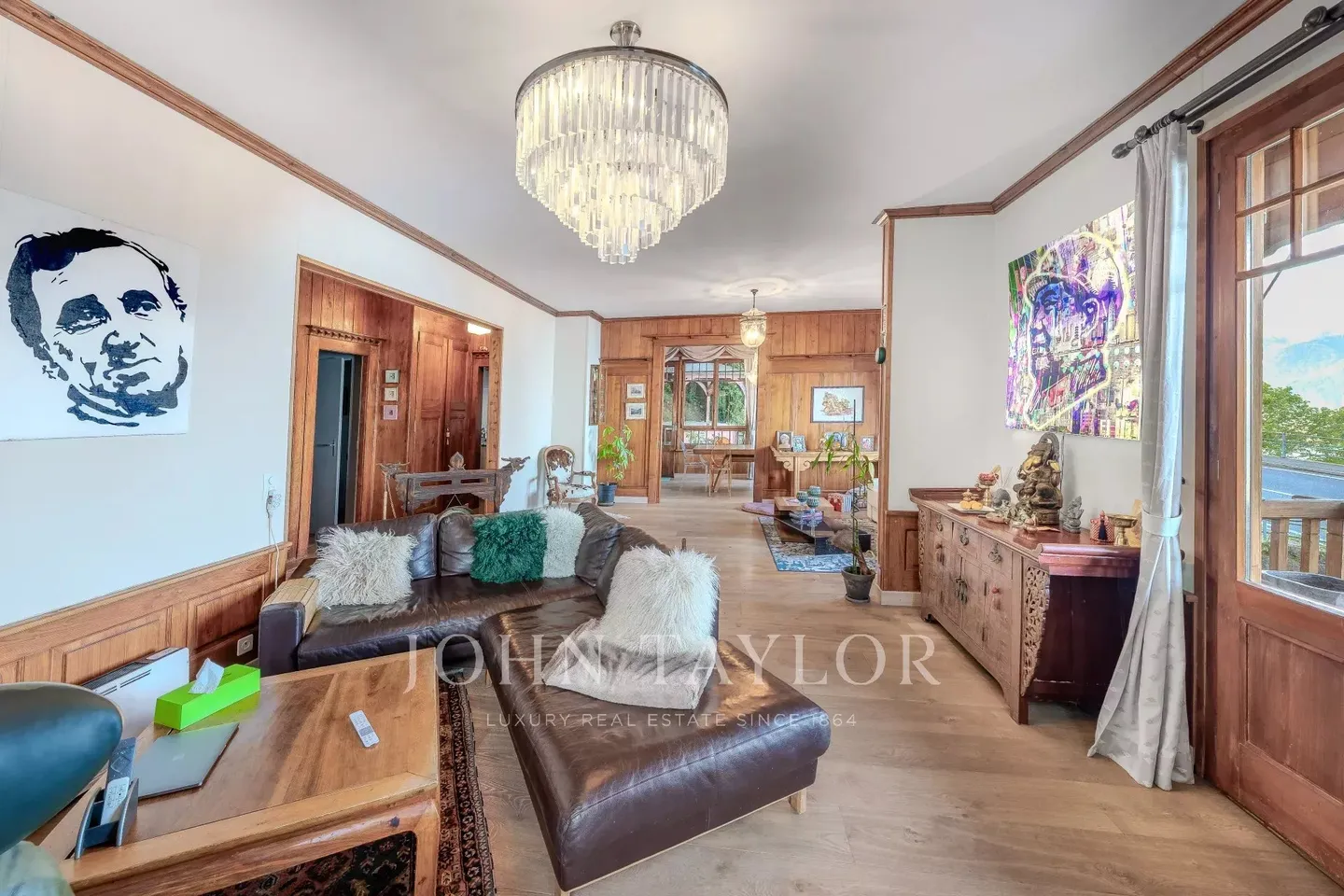 Magnifique chalet avec vue exceptionnelle sur le lac et les montagnes - Photo 4 sur 13