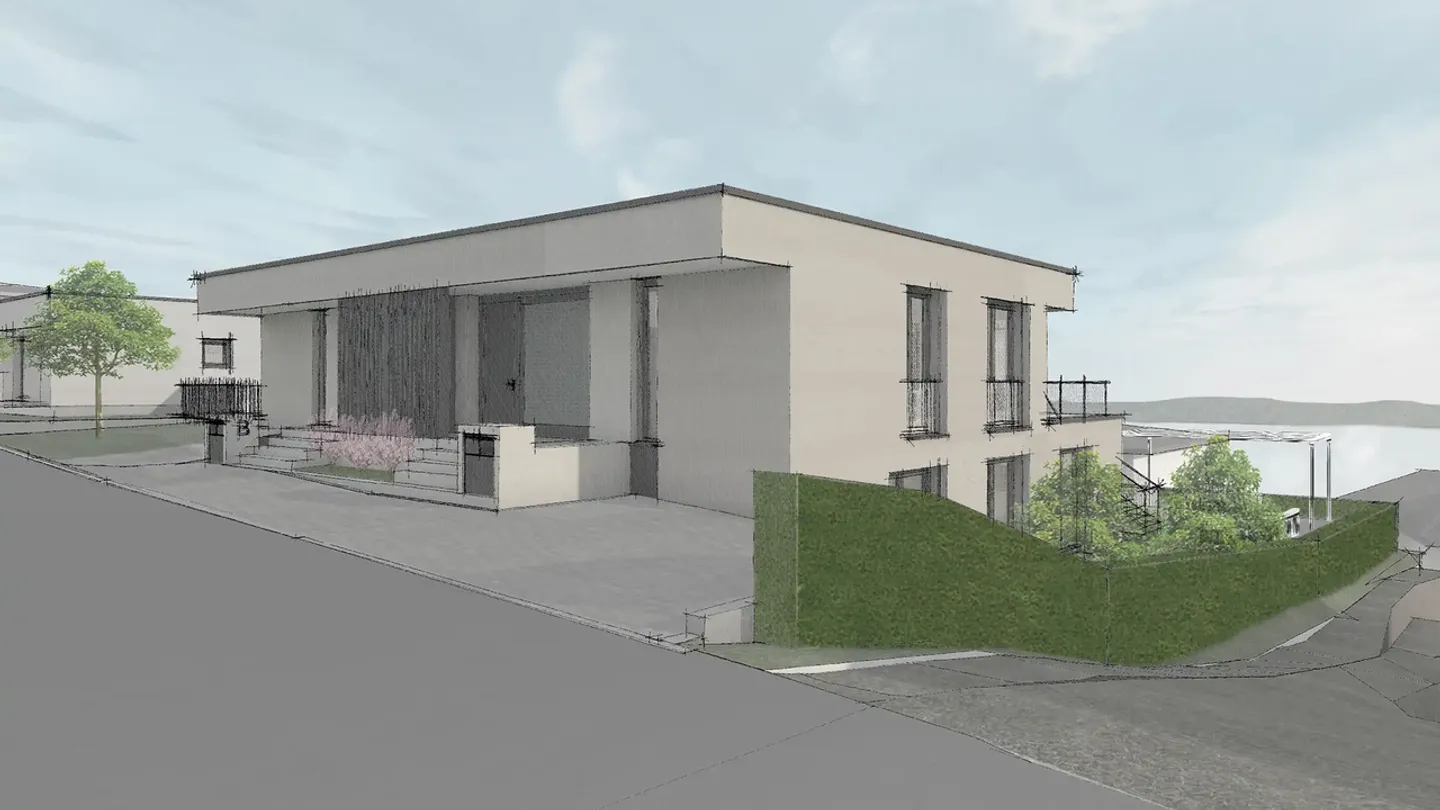 Exklusive Duplex-Villa mit traumhafter Seesicht auf den Sempachersee - Foto 2 von 6