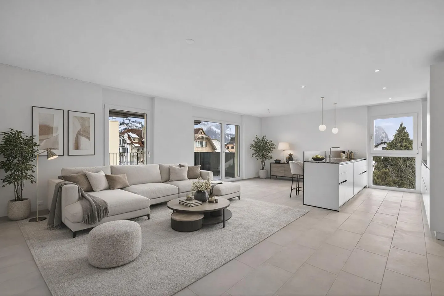 4.5-ROOM APARTMENT WITH BEAUTIFUL BALCONY AND FLUMSERBERG VIEW - Photo 1 of 9