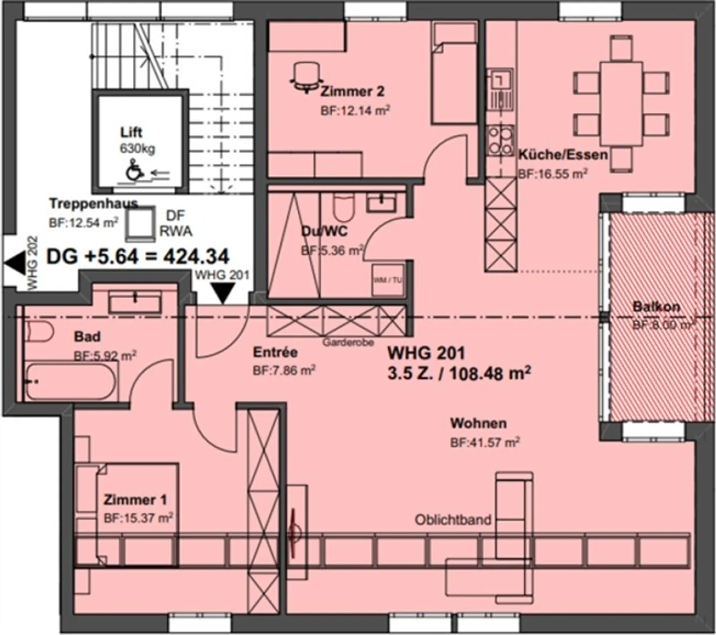 201 3.5 Appartamento mansardato - Foto 10 di 10