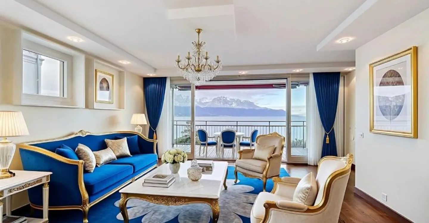 Magnificent 4.5 rooms with panoramic view of Lake Geneva - Photo 1 of 10
