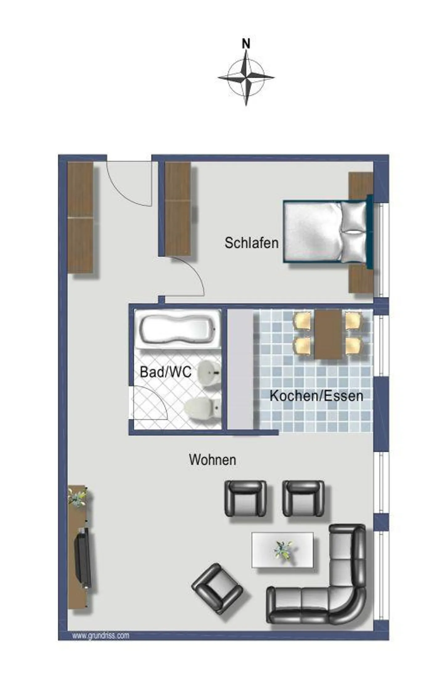 Newly renovated quiet apartment on the 2nd floor - Photo 8 of 8