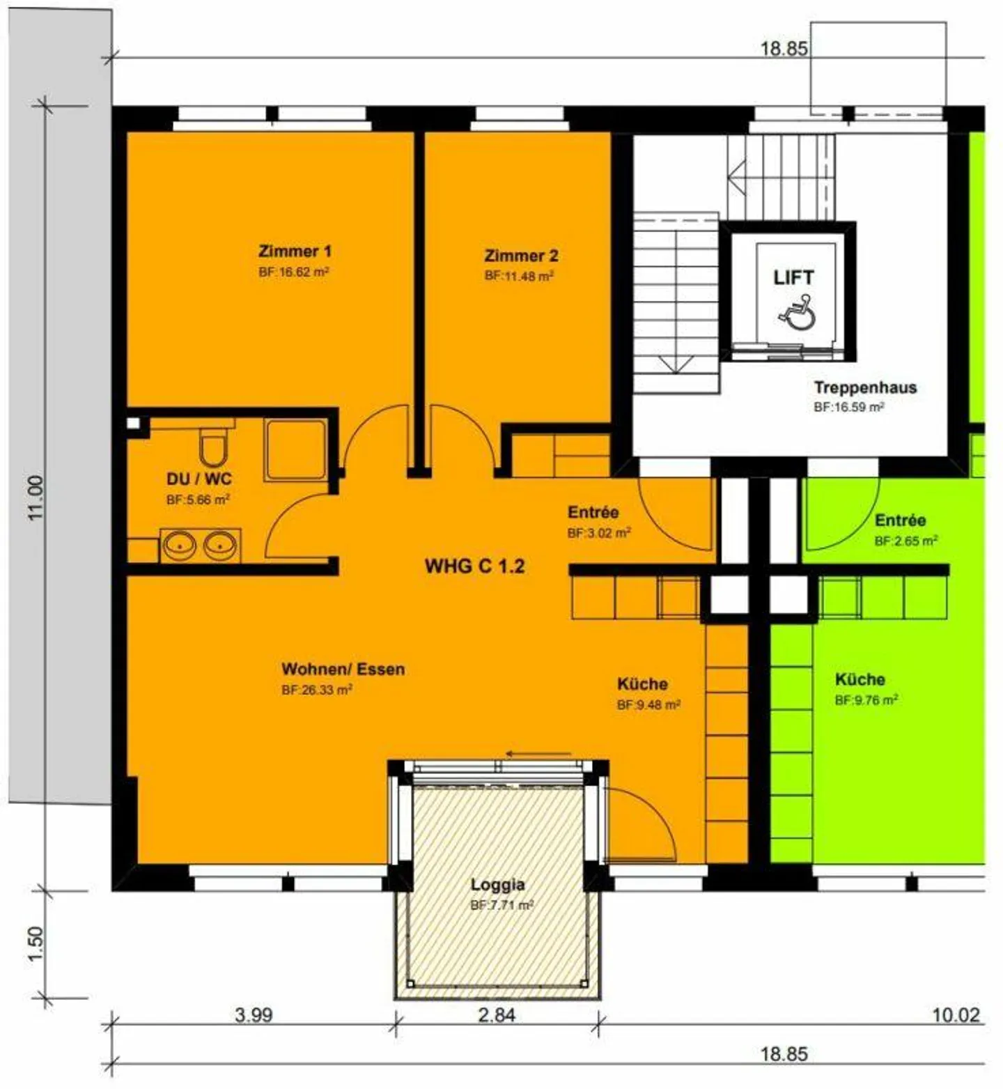 Kaisten / 3.5 Zimmer-Erdgeschosswohnung - Foto 8 von 8