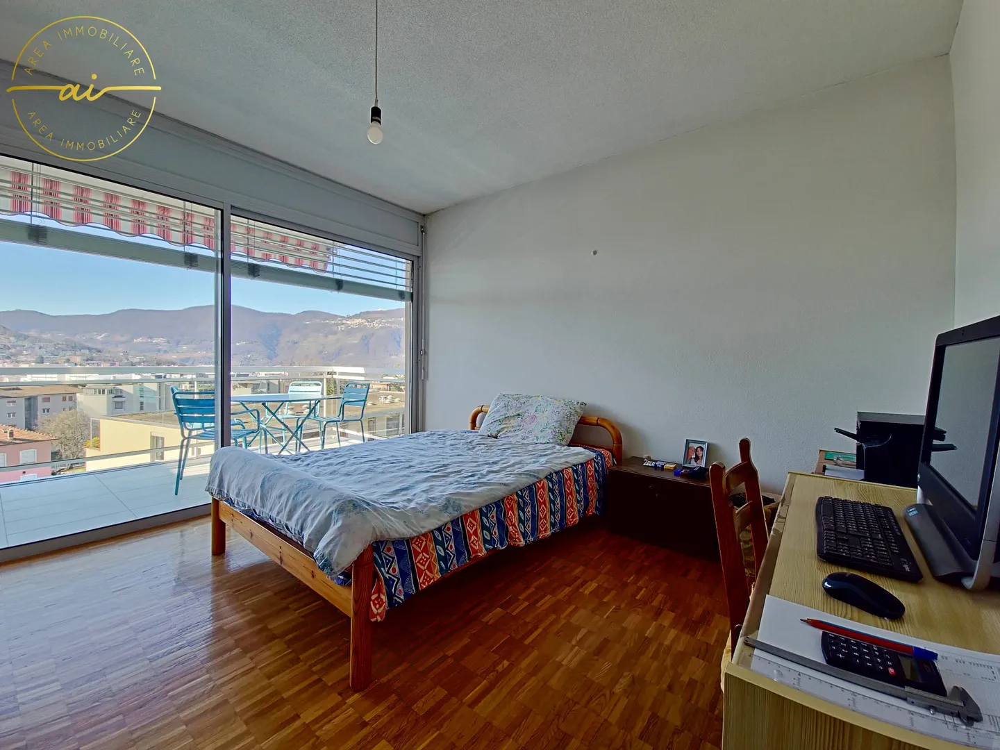 APPARTAMENTO 4.5 LOCALI CON TERRAZZA E VISTA LAGO A MASSAGNO - Photo 11 sur 13