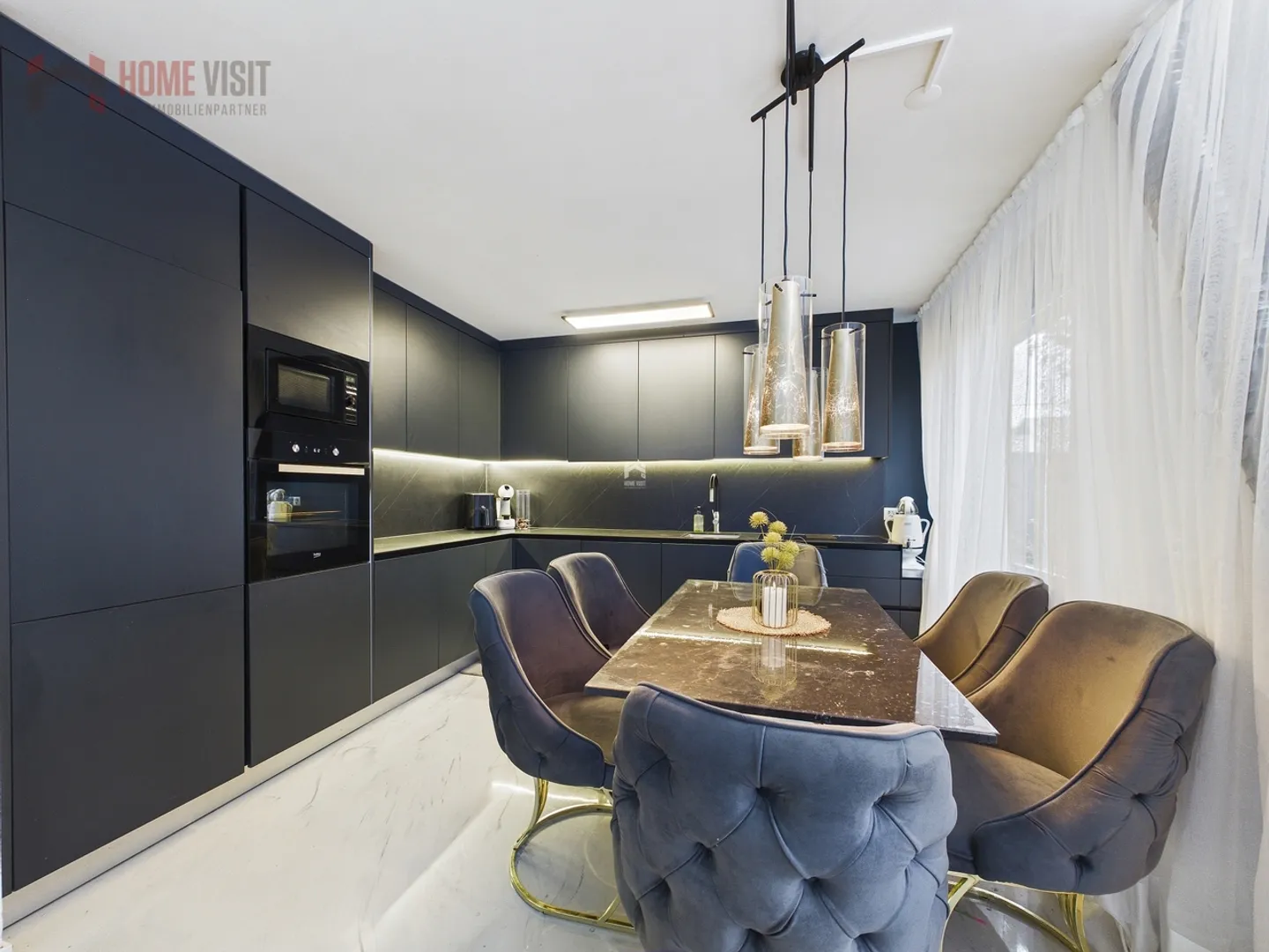Appartement de jardin élégant de 4,5 pièces avec jardin et terrasse - Photo 6 sur 19