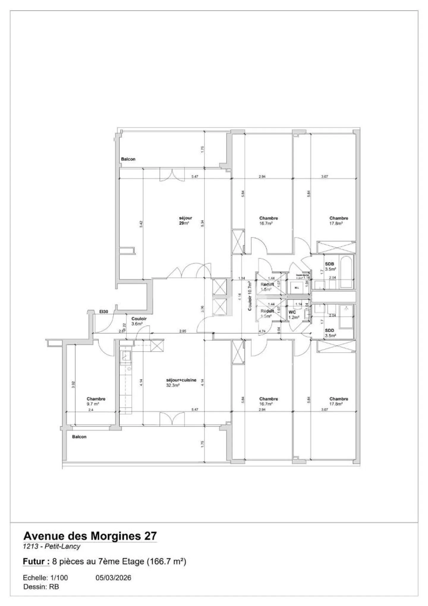 Appartement 8 pièces rénové - Photo 2 sur 2