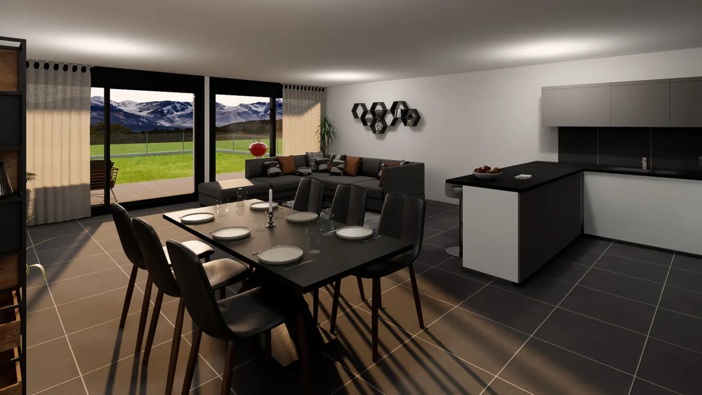 The Future of Living in Sementina - Independent Villa with 6.5 Rooms Under Construction - Photo 5 of 9
