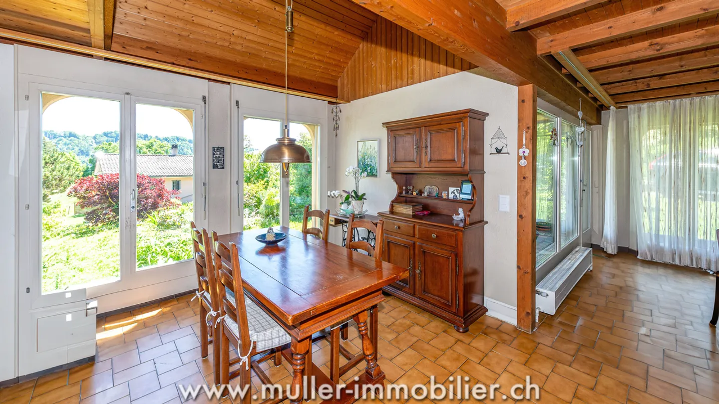 Bella villa familiare con giardino paesaggistico, sulle alture di Moudon - Foto 7 di 14