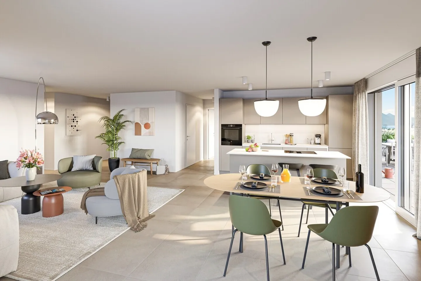 RESIDENZA HEDERA - PREMIÈRE LOCATION D'APPARTEMENTS MODERNES À TENERO-CONTRA - Photo 4 sur 5