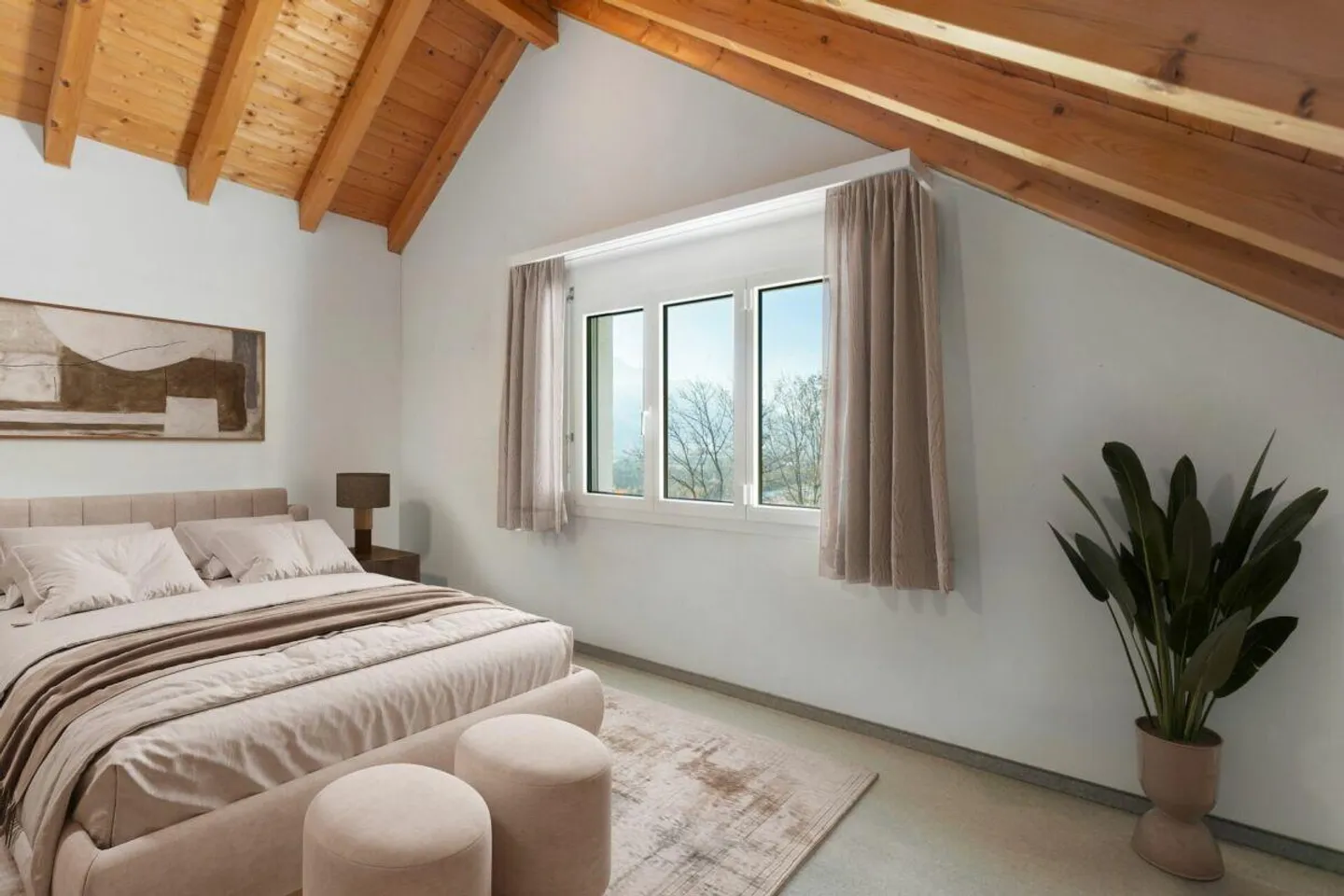 Gepflegtes Doppel-Einfamilienhaus mit beeindruckender Aussicht - Foto 10 von 13