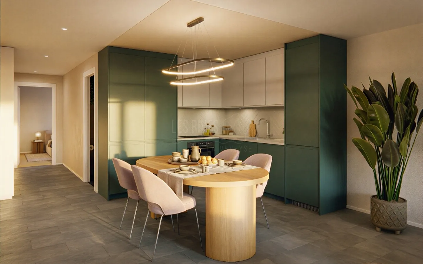 5,5-Zimmer-Penthouse 122 m² – Oberste Etage – Südbalkon - Foto 3 von 10