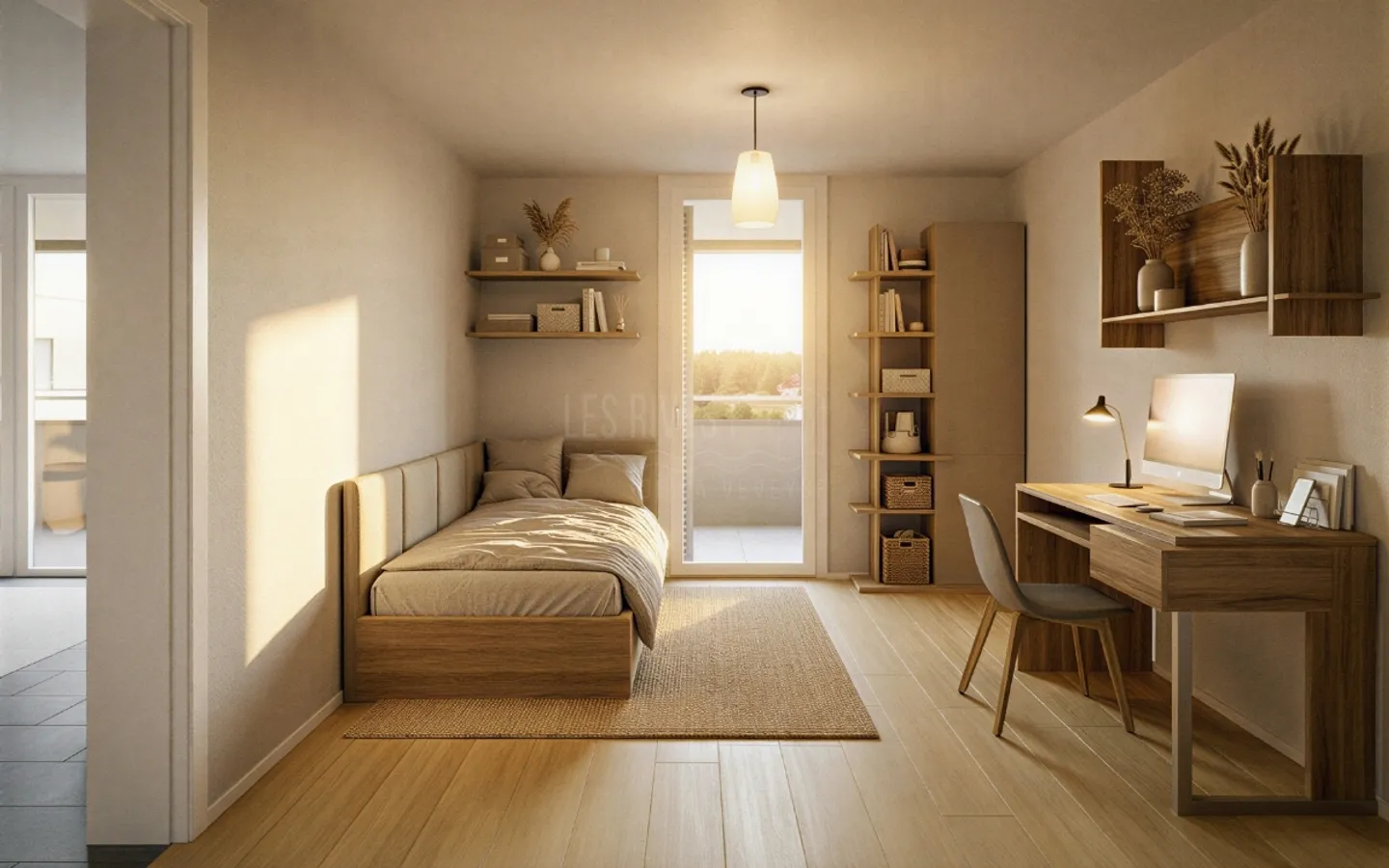 5,5-Zimmer-Penthouse 122 m² – Oberste Etage – Südbalkon - Foto 4 von 10