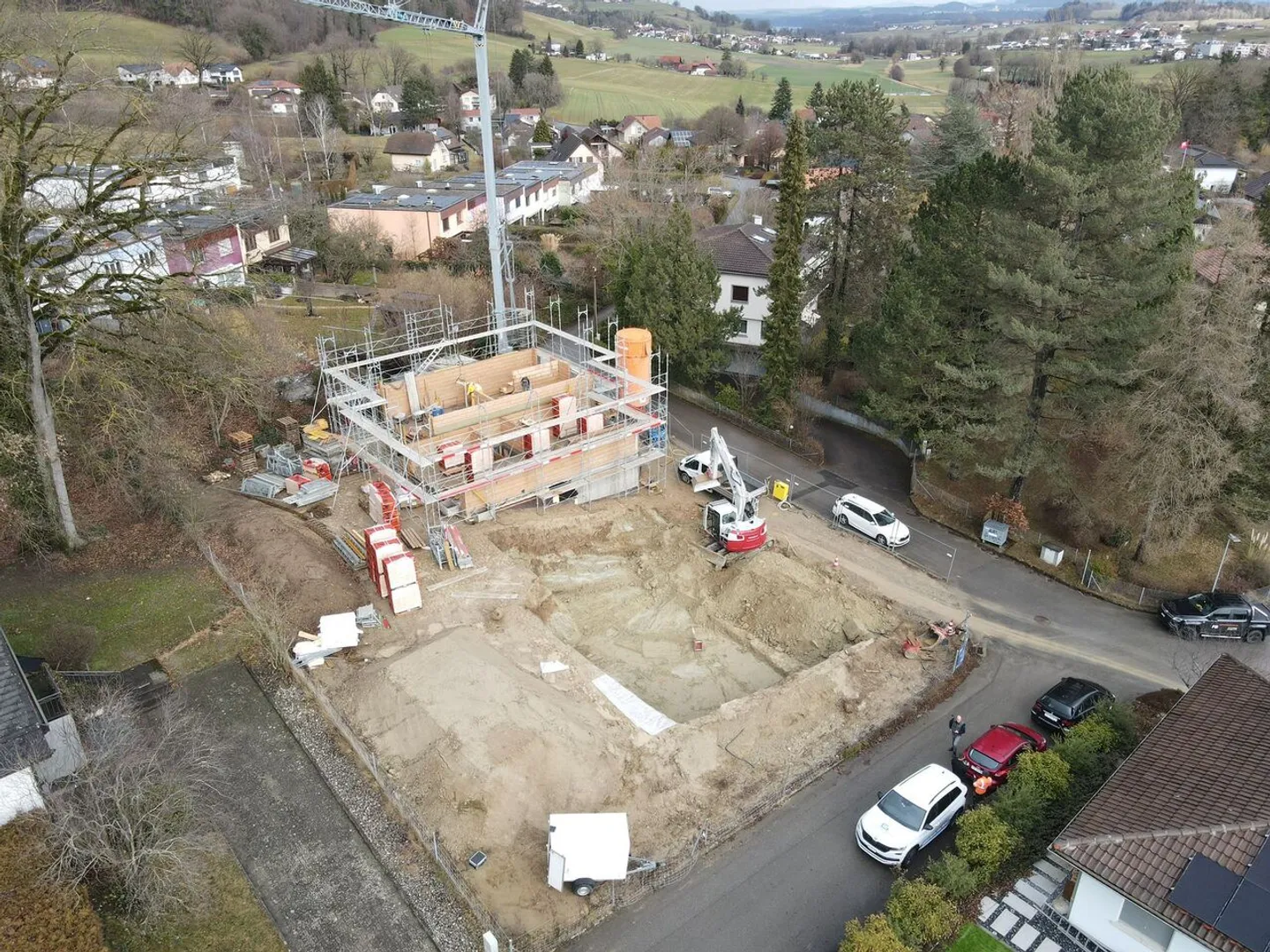 Belfaux - The construction is progressing! - Photo 2 of 21