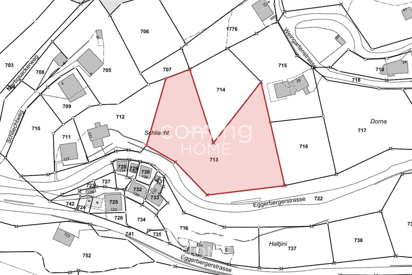 Attraktive Bauparzelle in Eggerberg - Foto 2 von 4