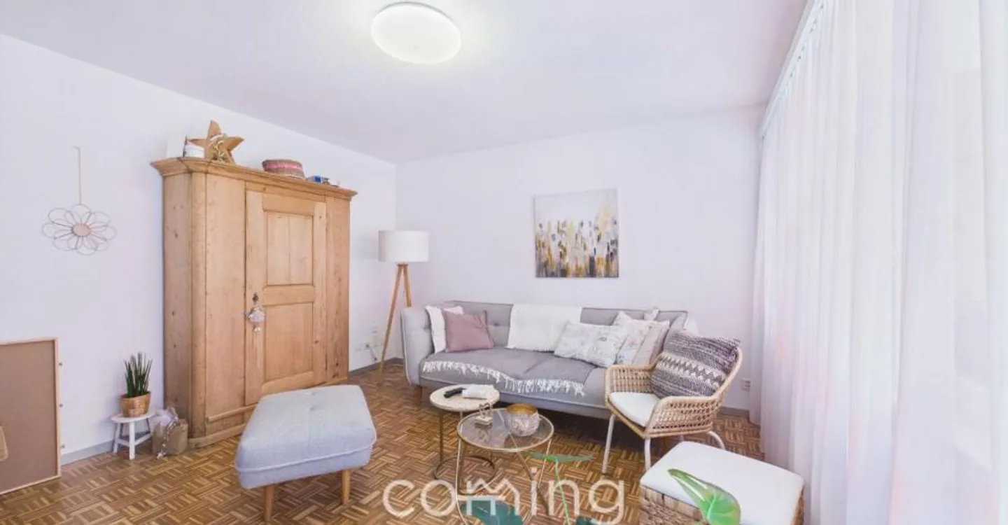 Gepflegte 3.5-Zimmer-Wohnung mit Bergsicht in Visp - Photo 2 sur 9