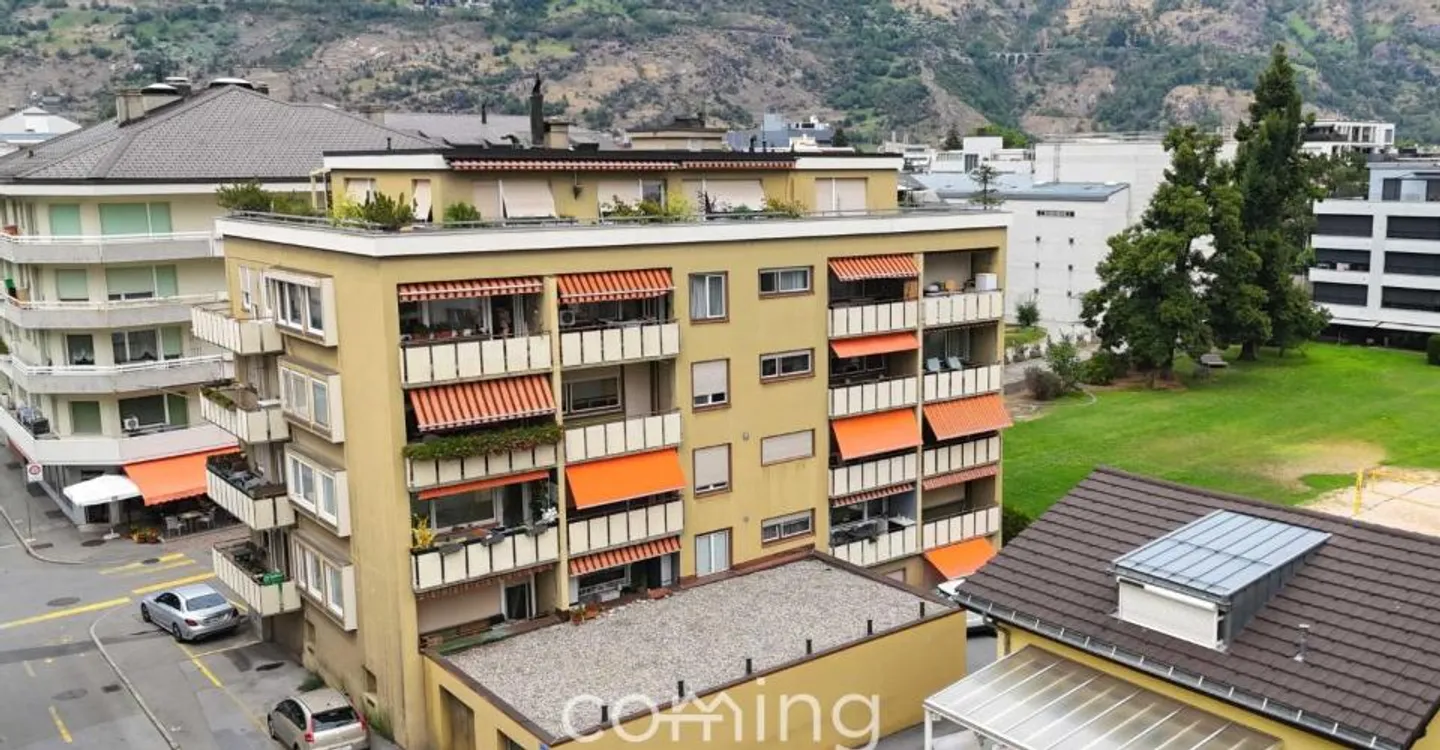Gepflegte 3.5-Zimmer-Wohnung mit Bergsicht in Visp - Photo 8 sur 9