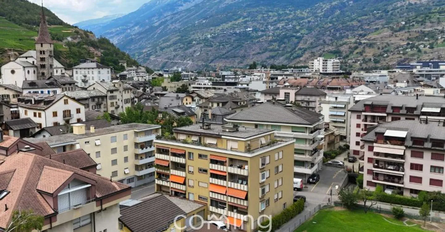 Gepflegte 3.5-Zimmer-Wohnung mit Bergsicht in Visp - Photo 9 sur 9