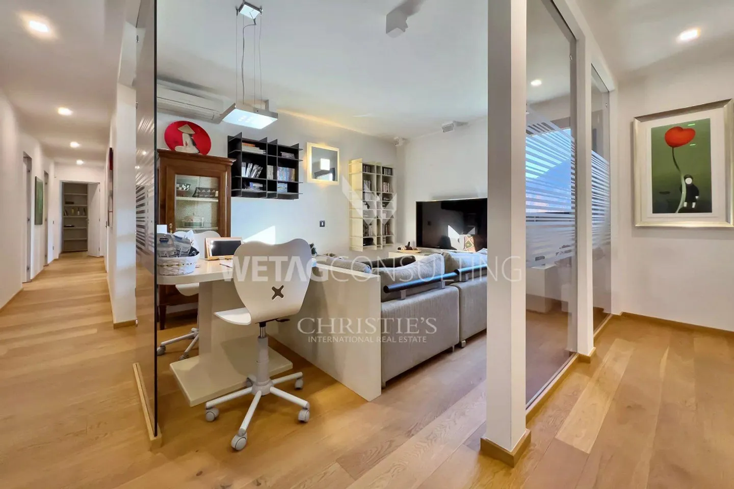 Lugano: moderne Villa mit Seeblick zu verkaufen - Foto 9 von 12