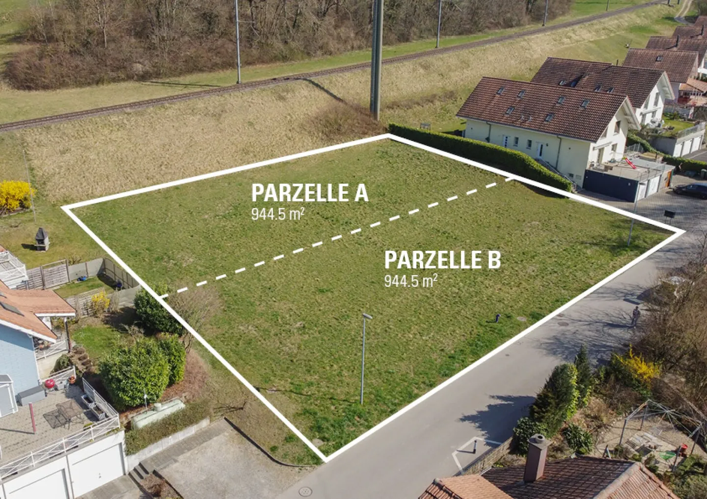 Terrain constructible spacieux pour votre maison individuelle à Kerzers - Photo 2 sur 7