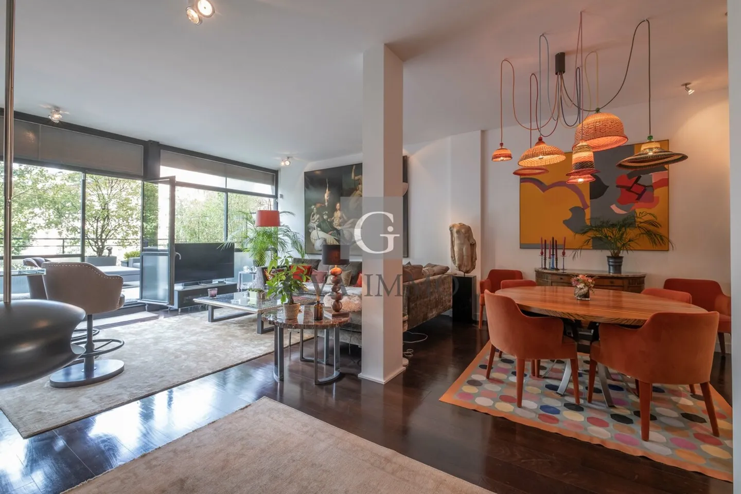 Wunderschöne Wohnung im Stadtzentrum von Genf mit großer Terrasse - Foto 1 von 7