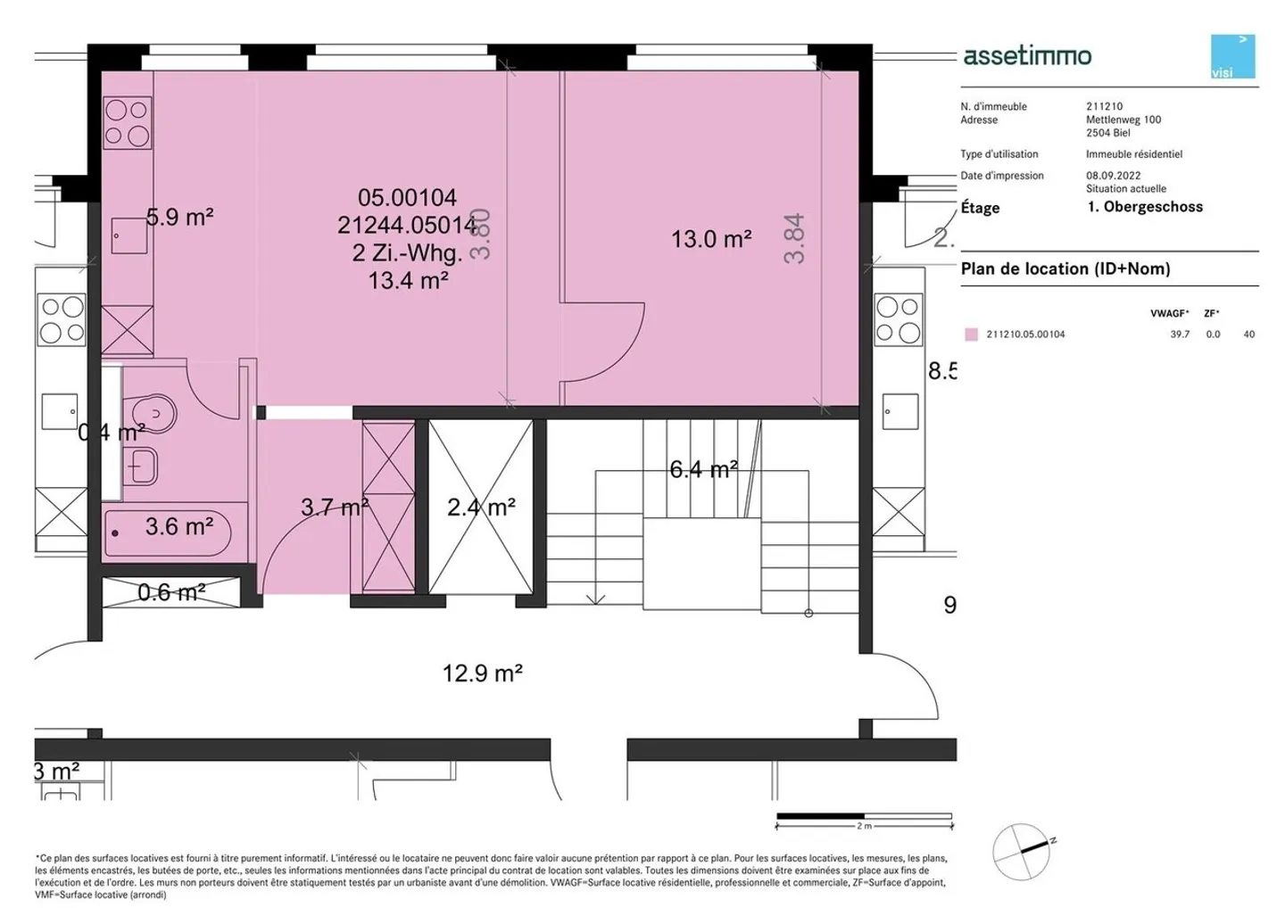 Gemütliche 2-Zimmerwohnung im Grünen - Foto 5 von 5
